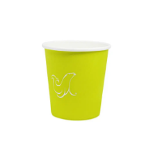 UNI0048 Vaso Dental Ecologico 4oz VERDE LIMON