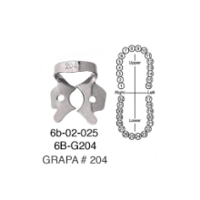 6BG204&#8212;GRAPAS-PARA-AISLAMIENTO-6B-GERMANY-204