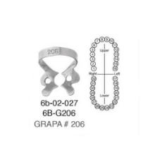 6BG206&#8212;GRAPAS-PARA-AISLAMIENTO-6B-GERMANY-206