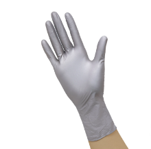 Imagen de Guantes Nitrilo Metálico XCh (Plateado)