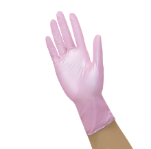Imagen de Guantes Nitrilo Metálico XCh (Rosa)