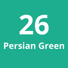 Imagen de Cadena Larga #26 Persian Green