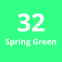 Imagen de Cadena Larga #32 Spring Green