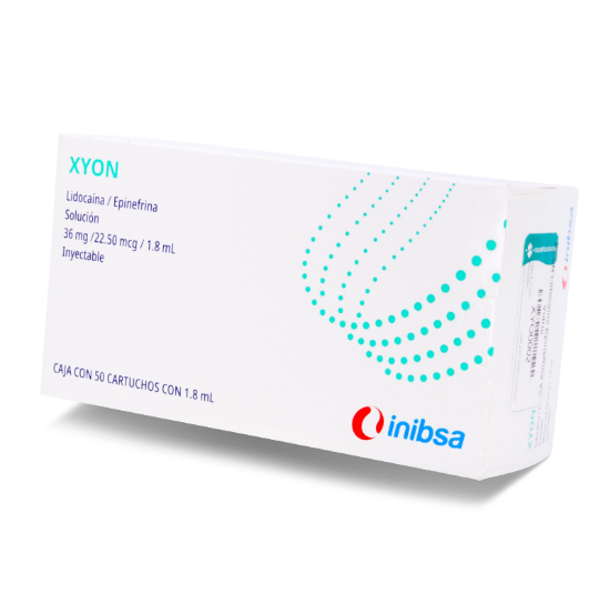 Imagen de XYON Lidocaina Epinefrina 2% VIDRIO