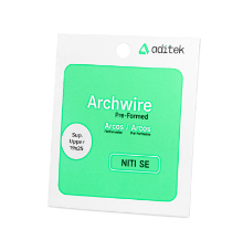 Imagen de SE Niti Archwire Natural 019X025 w/10 Upper