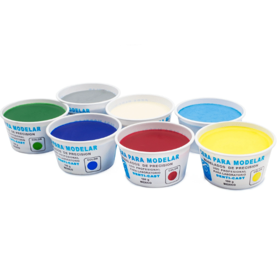 Imagen de Cera para Modelado en tarro de color