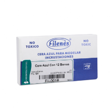 Imagen de Cera Azul Para Modelar Incrustaciones Con 12 Barras