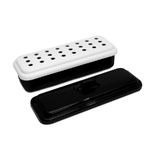 Imagen de Caja Para Instrumental Con 2 Tapas NEGRO