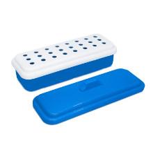 Imagen de Caja Para Instrumental Con 2 Tapas AZUL