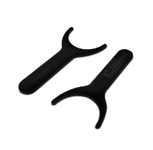 Imagen de Retractor Oclusal Infantil Recto Negro Autoclavable