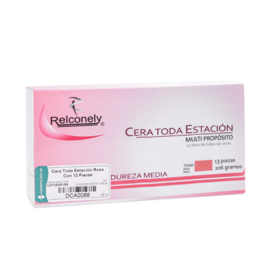 Imagen de Cera Toda Estación Rosa Con 13 Piezas