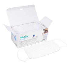 Imagen de Cubrebocas 3 Capas Blanco Con 50 Piezas