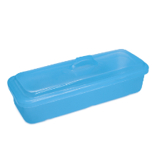 Imagen de Caja Para Instrumental Transparente AZUL (No autoclave)