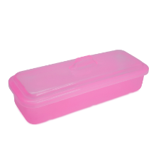Imagen de Caja Para Instrumental Transparente ROSA (No autoclave)