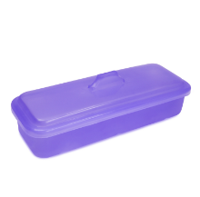 Imagen de Caja Para Instrumental Transparente MORADO (No autoclave)